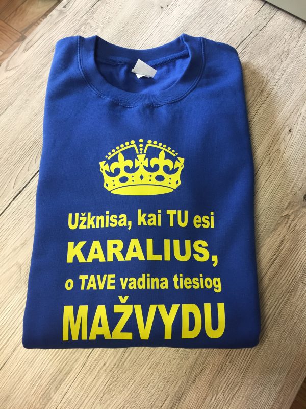 Džemperis: Užknisa kai tu esi karalius o tave vadina tavo vardu